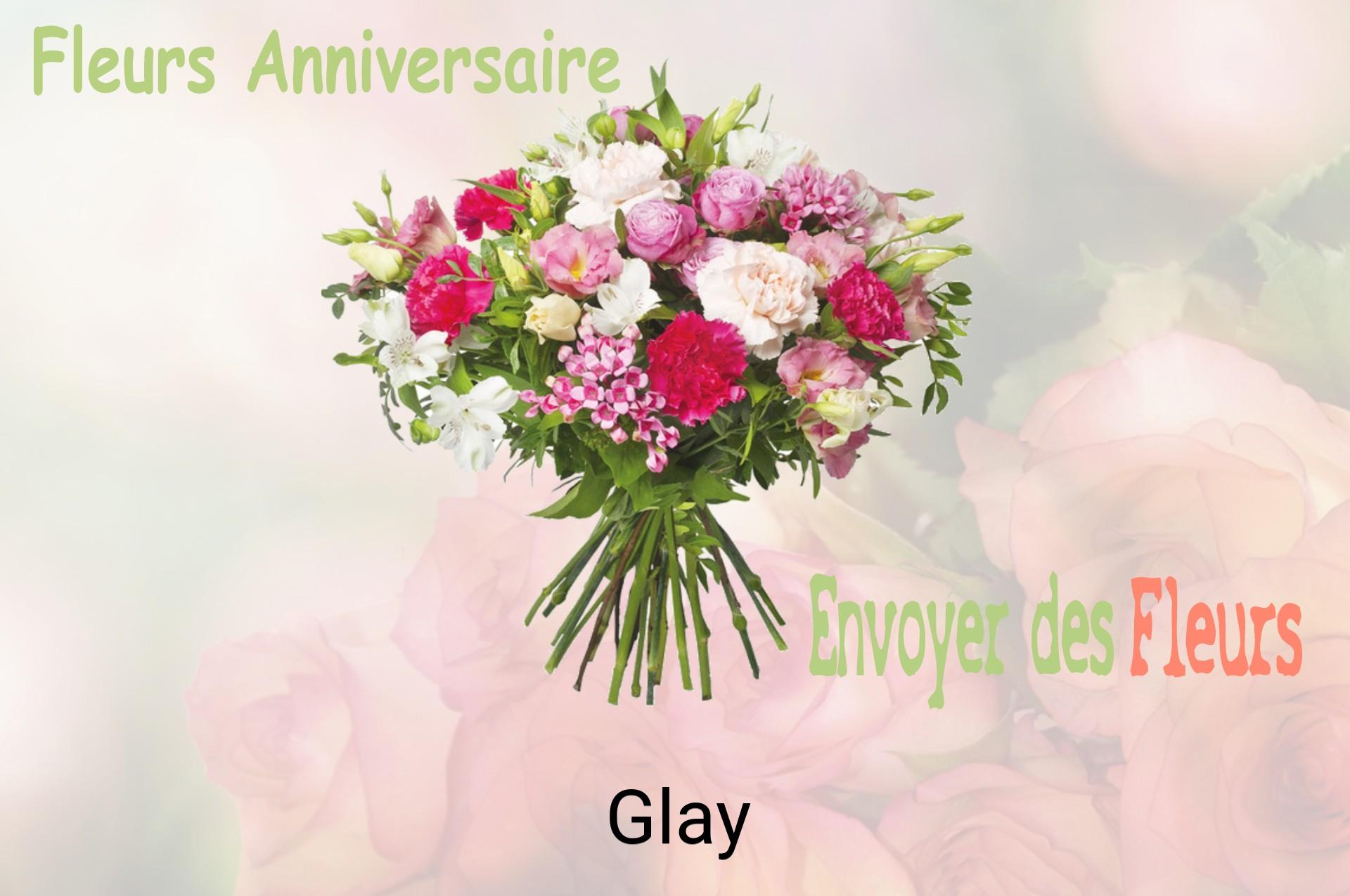 Bouquet de fleurs d’anniversaire livré à Glay