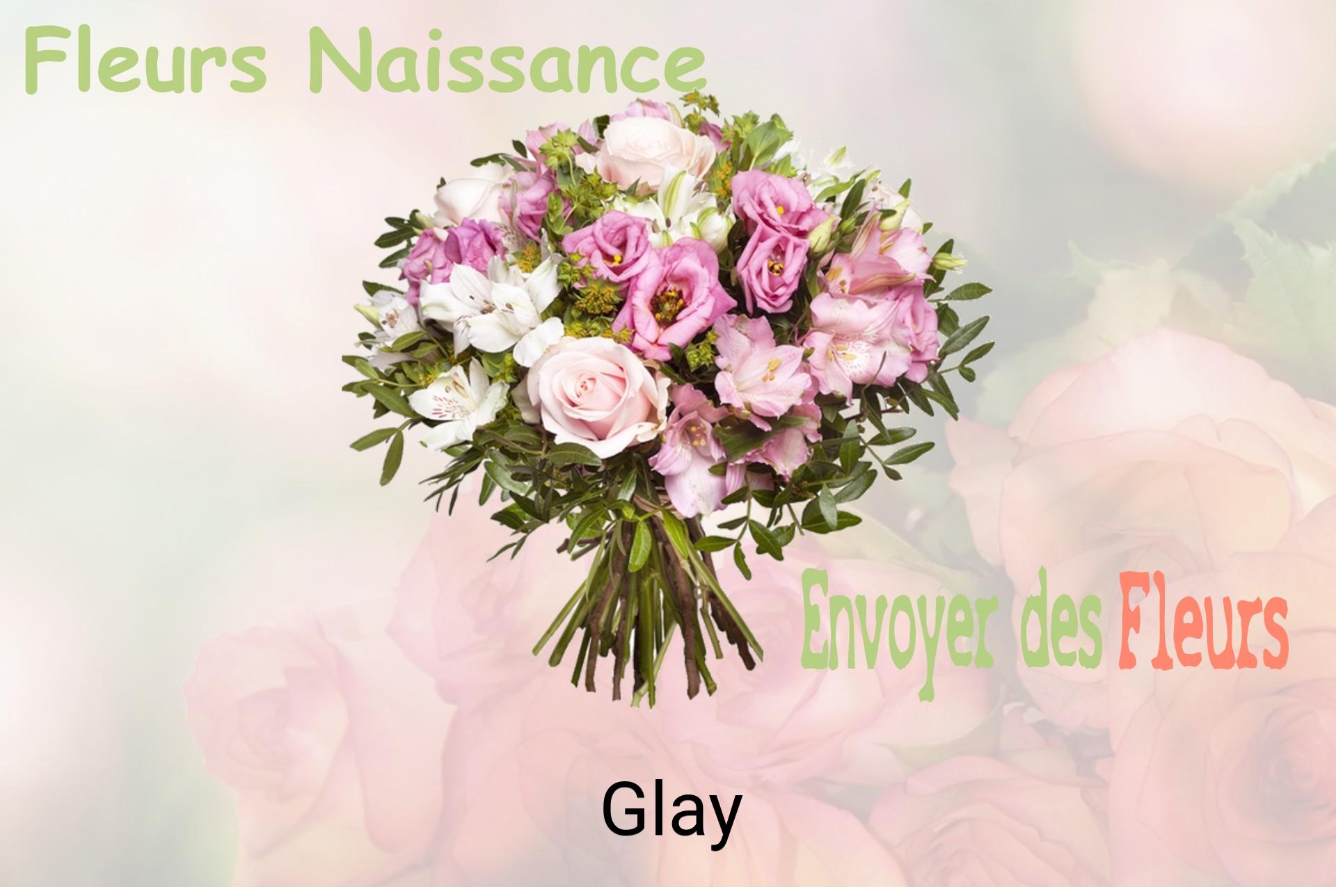 Bouquet de fleurs de naissance livré à Glay